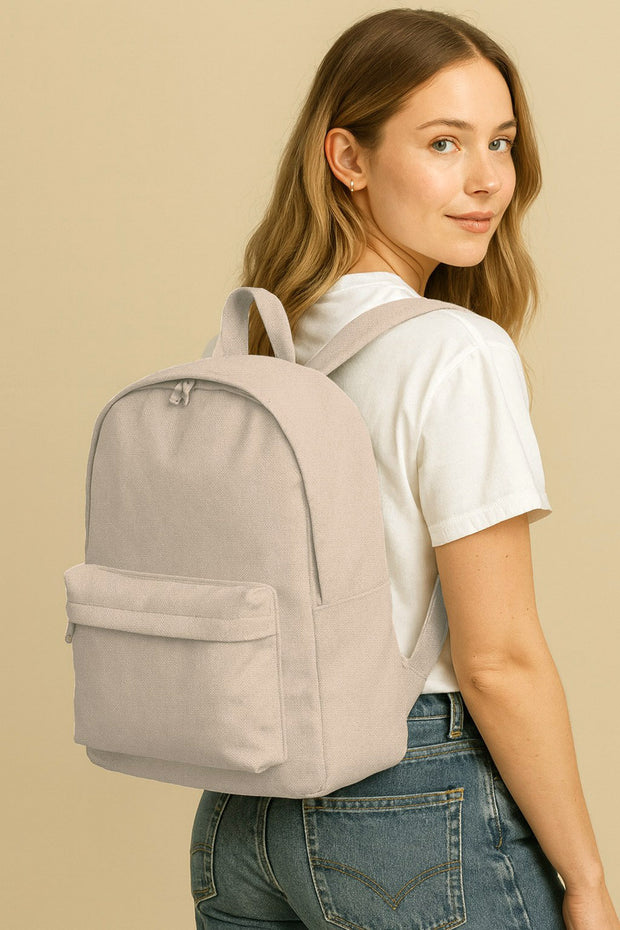 Canvas fabrik Uni Beige