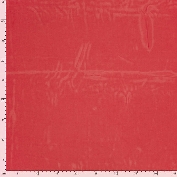 Chiffon fabric Unicolour Red