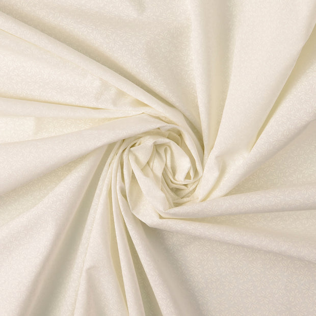 Cotton Poplin fabric White 