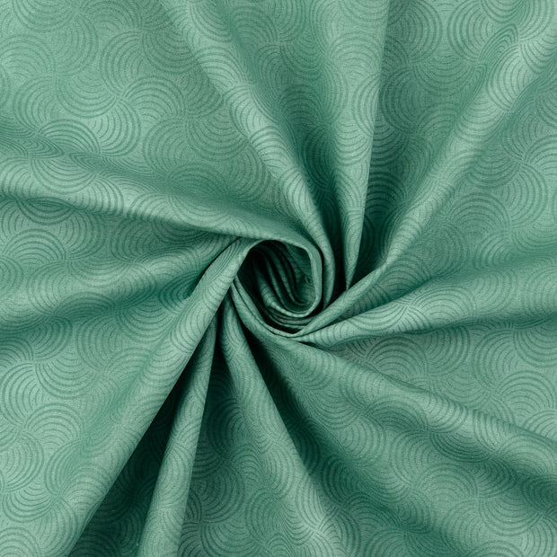 Algodón Popelina tela Menta 