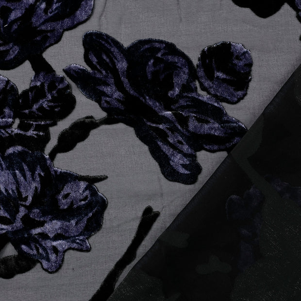 Velours fabrik Lila Ausbrenner 