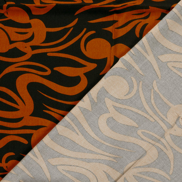 Viscosa Twill tela Abstracto estampado 