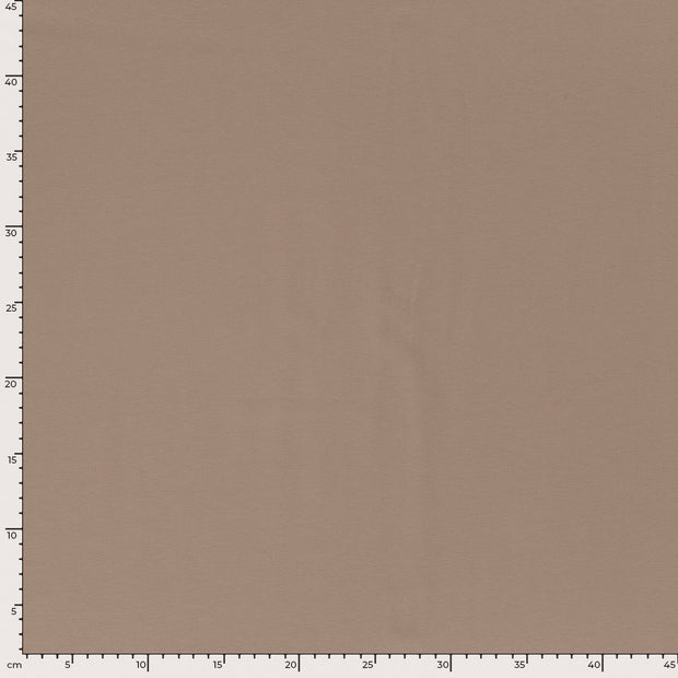 French Terry fabric Unicolour Beige