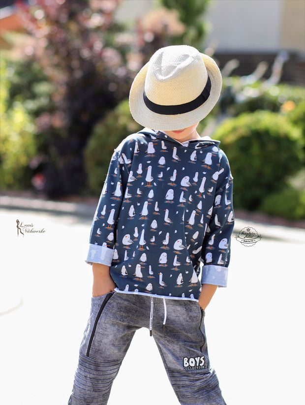 Jersey de Coton tissu Abstrait 