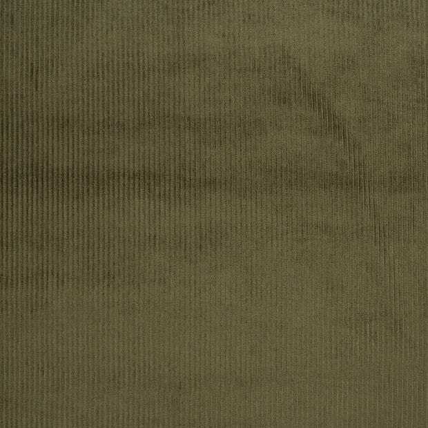 Corduroy 4.5w fabric Khaki Green matte 