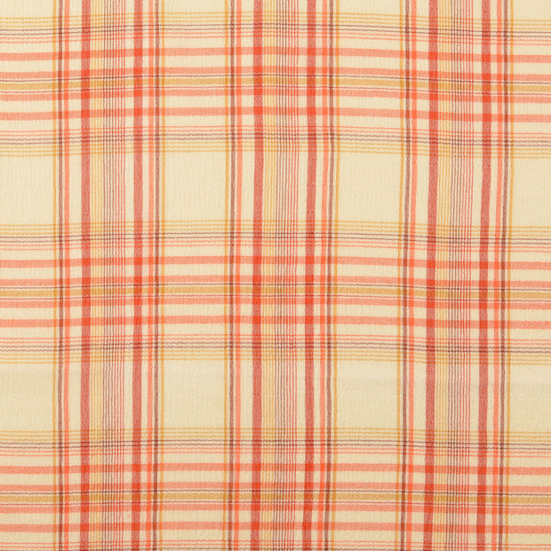 Voile tissu Carreaux 