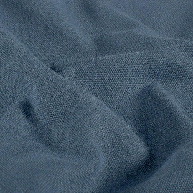 Canvas tissu Unicolore Bleu acier