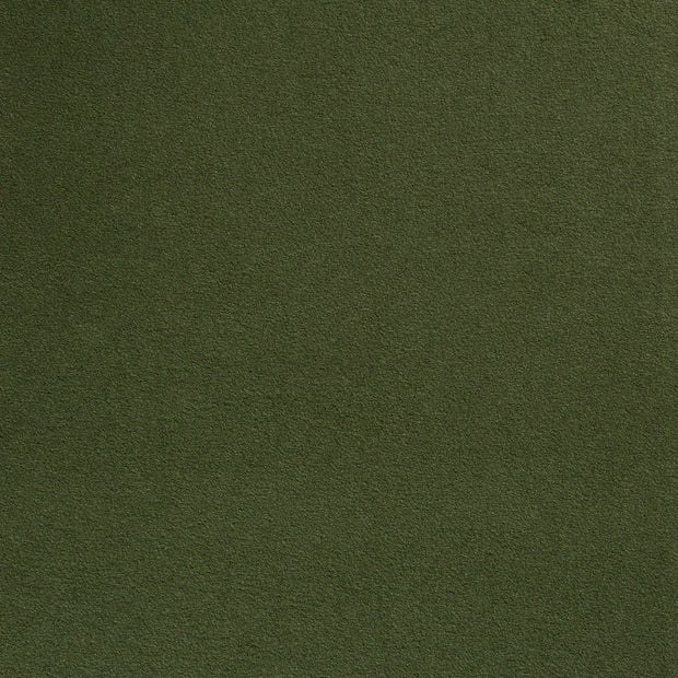 Wool Boucle fabric Olive Green matte 