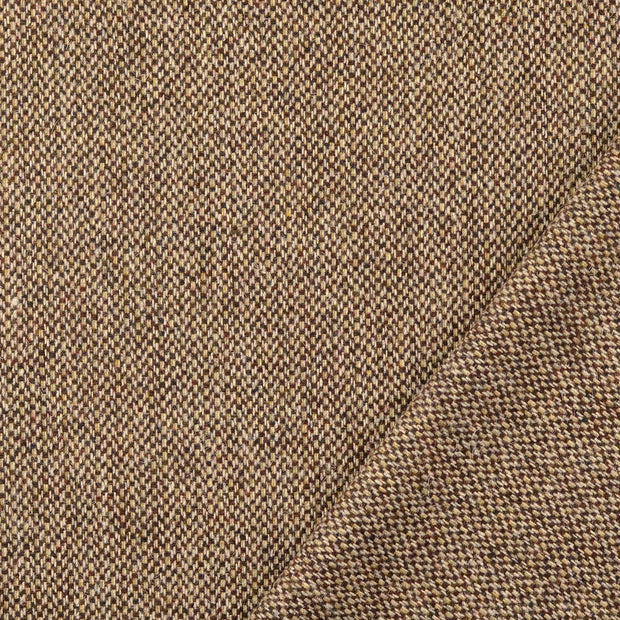 Tweed tissu Marron 