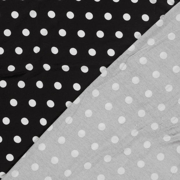 Viscose Vortex Jersey fabric Dots printed 