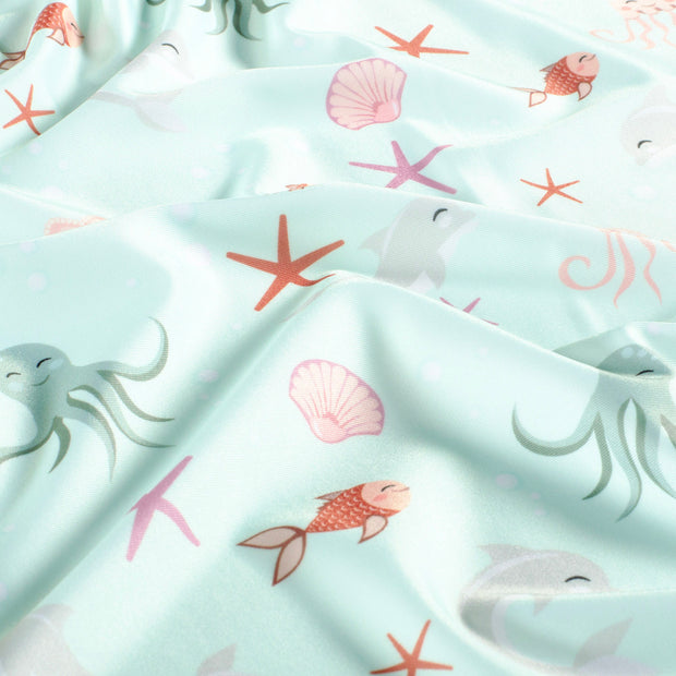 Swimwear Jersey UPF50 Recycled fabrik Delphine Mint