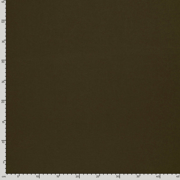 Rib Jersey fabric Unicolour Dark Brown