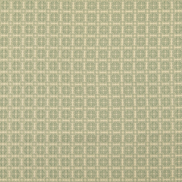 Seersucker tissu motifs géométriques Vert Olive