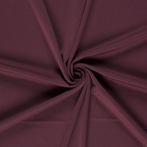 Crepe fabric Aubergine 
