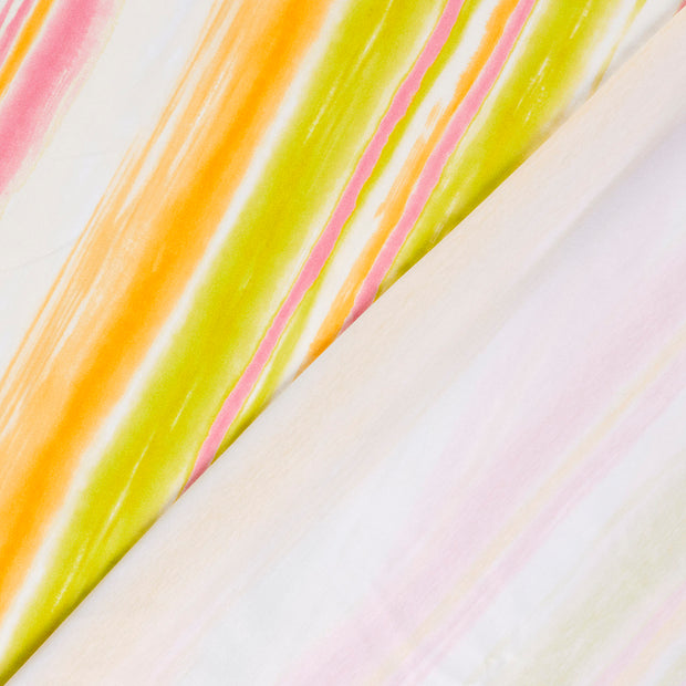 Jersey fabric Stripes Pink