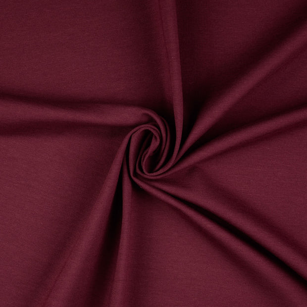Jersey tissu Bordeaux 