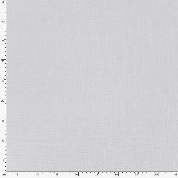 Muslin fabric Unicolour Light Grey
