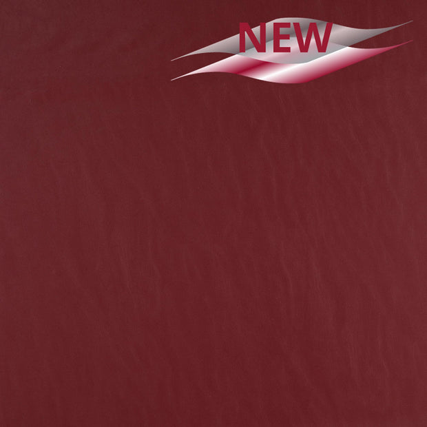 Leer stof Effen Bordeaux
