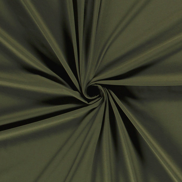 Jersey fabric Khaki Green 