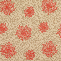 Half Panama Flowers Off White