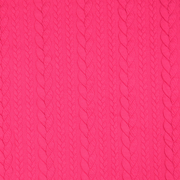 Jacquard fabrik Uni Rosa
