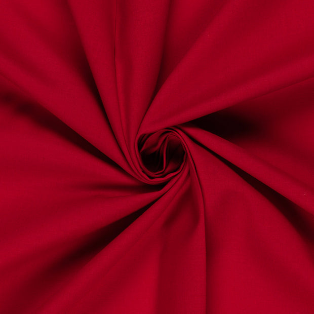 Cretonne Premium fabric Unicolour Dark Red
