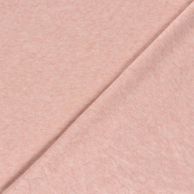 Heavy Knit tela Melange cepillado 
