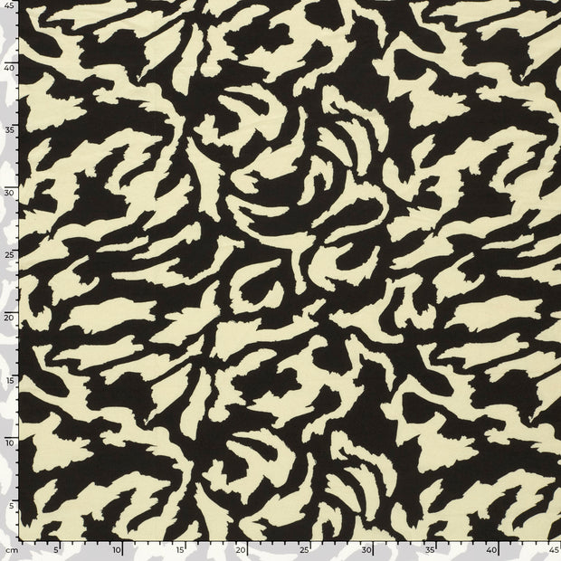 Viscose Vortex Jersey stof Abstract 