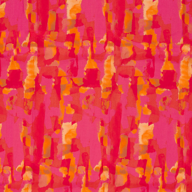 Viscose Poplin fabric Pink 