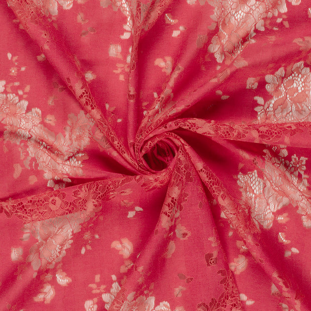 Lace fabric Dark Red 