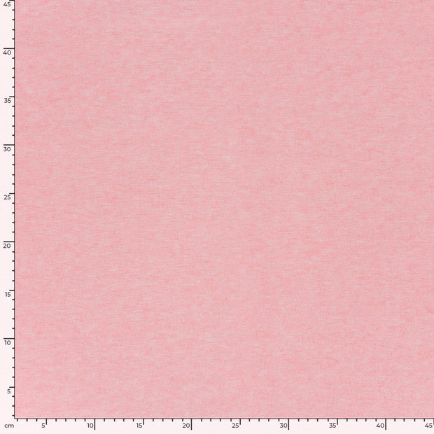 Heavy Knit fabrik Melange Rosa