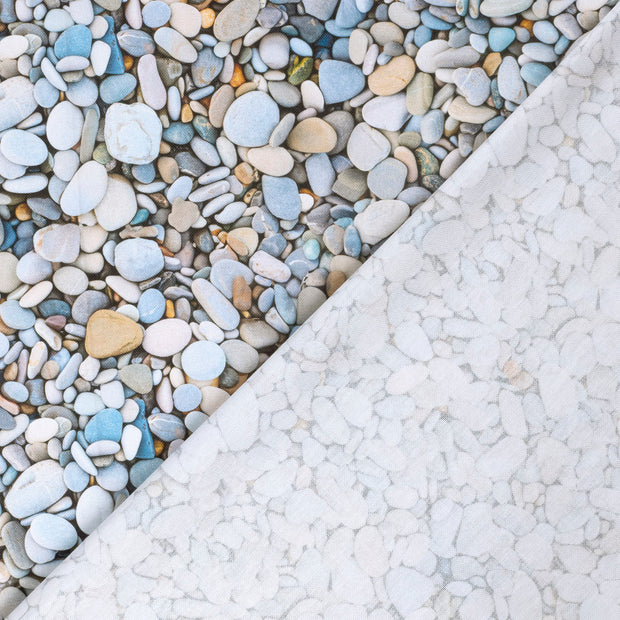 Panama fabric Stones digital printed 