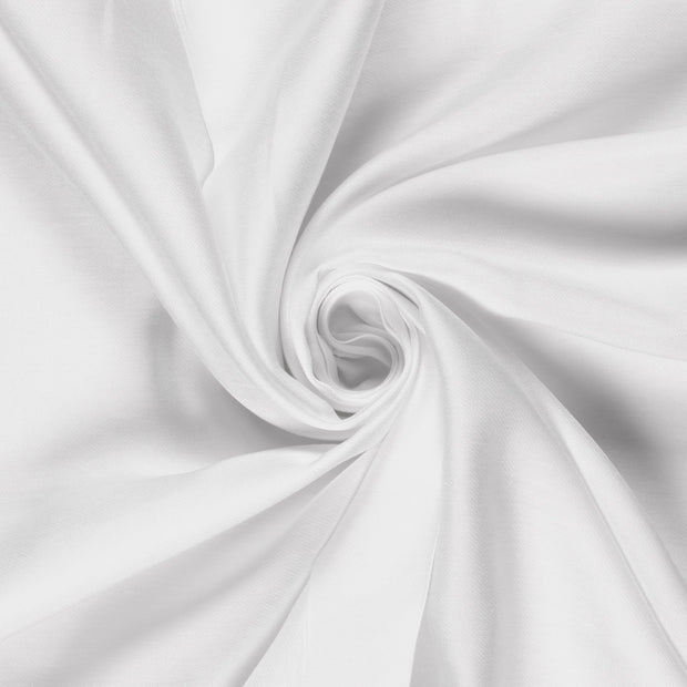 Viscose Nylon Twill tissu Unicolore Blanc optique