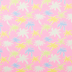 Jersey printed Palmtrees Light Pink