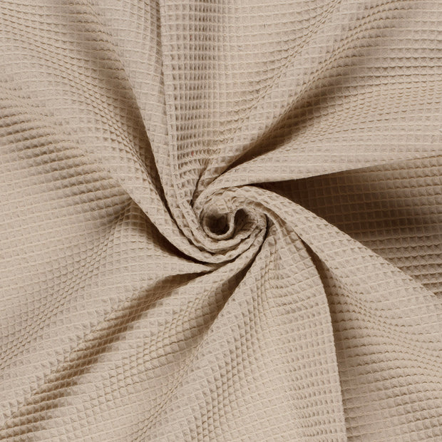 Waffelpiqué fabrik Ivory 