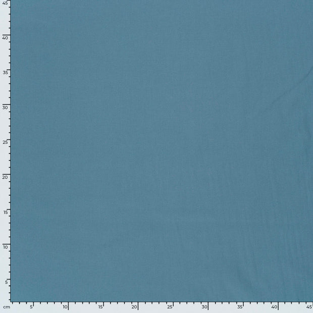 Coton Popeline GOTS tissu Unicolore Indigo