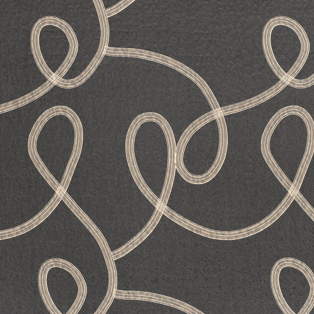 Satin Jacquard fabrik Dunkelgrau leicht glänzend 