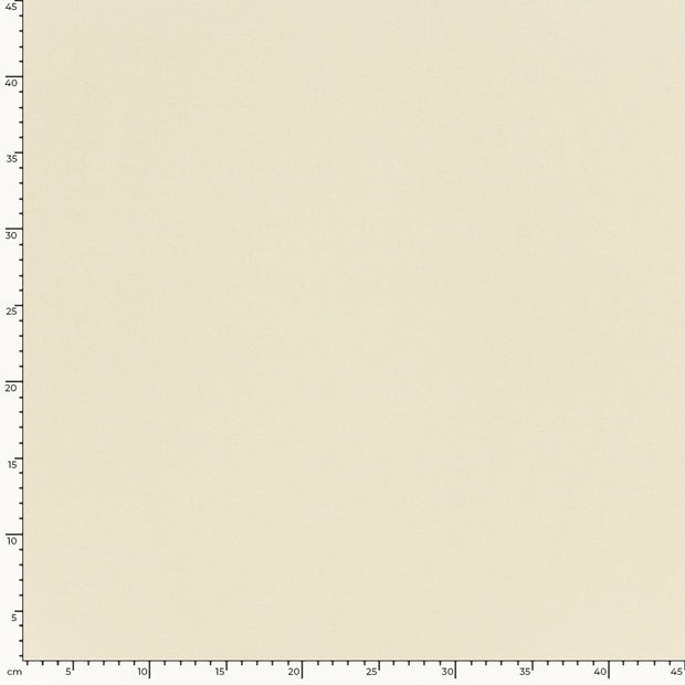 Rib Jersey fabric Unicolour Off White