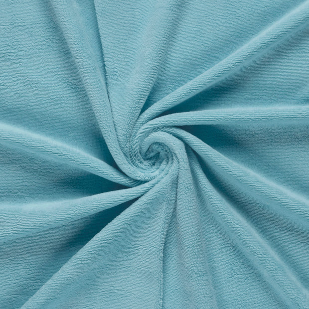 Polaire de Bambou tissu Bleu Ciel 