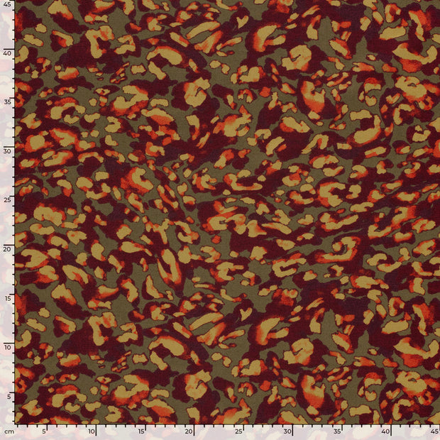 Punta di Roma stof Abstract Taupe grijs