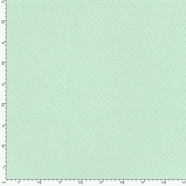Jacquard stof Effen Donker mint