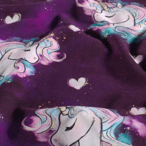 Jerséis tela Unicornio Aubergine