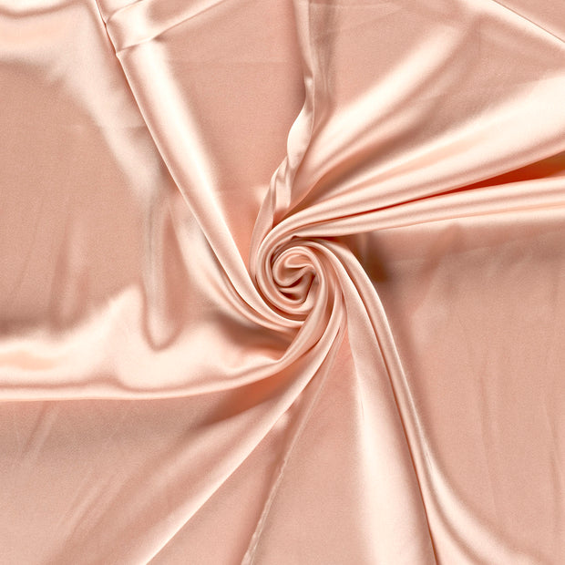 Satin tissu Rose clair 
