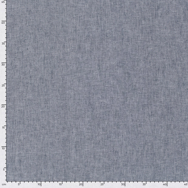 Chambré fabric Melange Navy