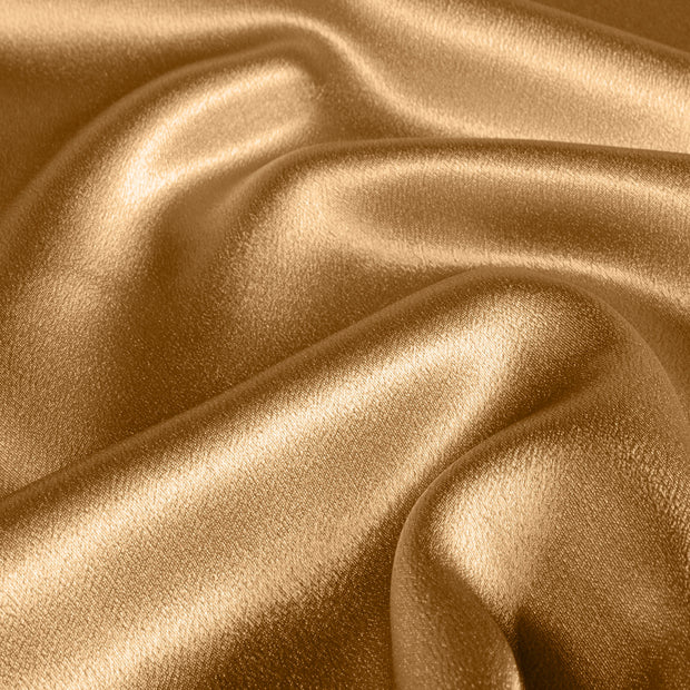 Satin Velvet tela Unicolor Ocre