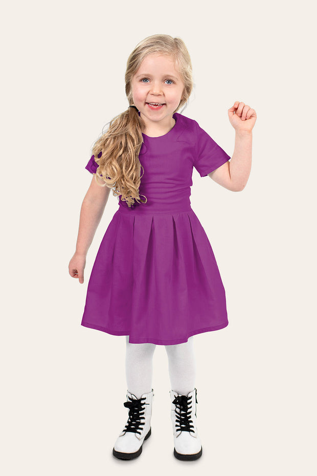 Viscose Poplin fabric Unicolour Magenta