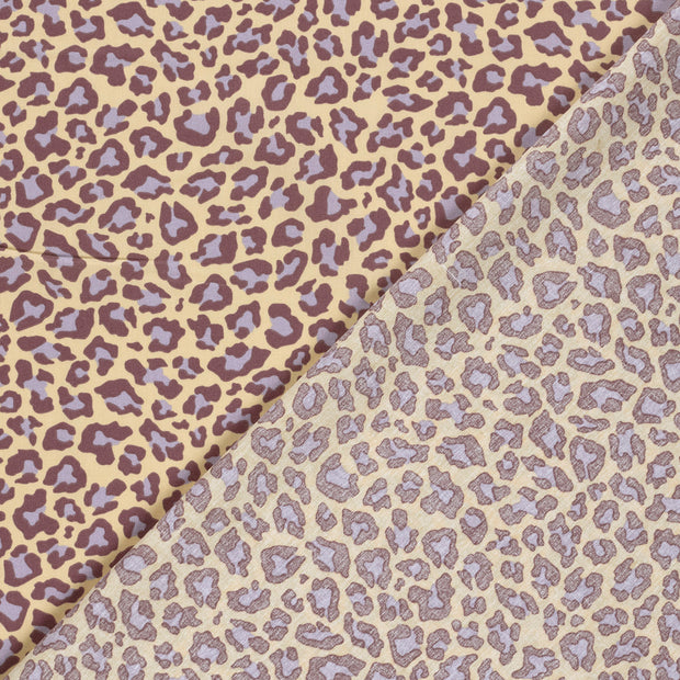 Cotton Poplin fabric Panther printed 