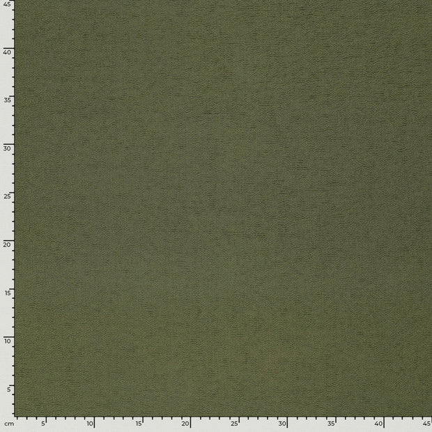 Terry Crepe fabric Unicolour Forest Green