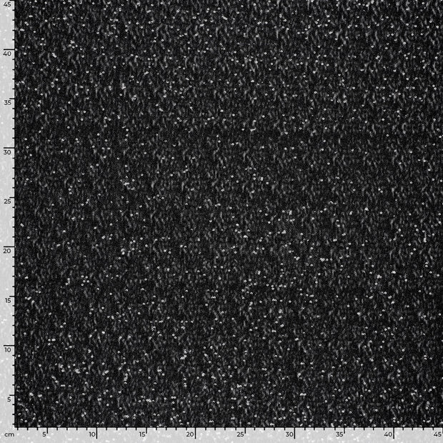 Mesh fabric Unicolour Black