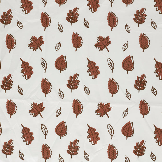 French Terry fabric Off White matte 
